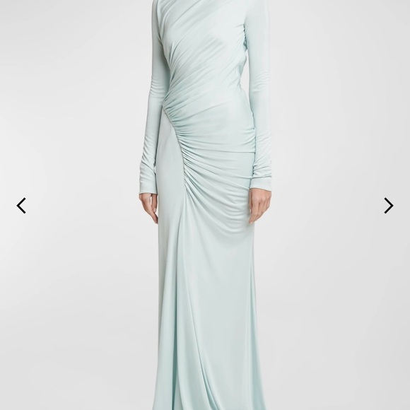 Givechy Long Sleeve Side Draped Dress - Picture 3 of 5